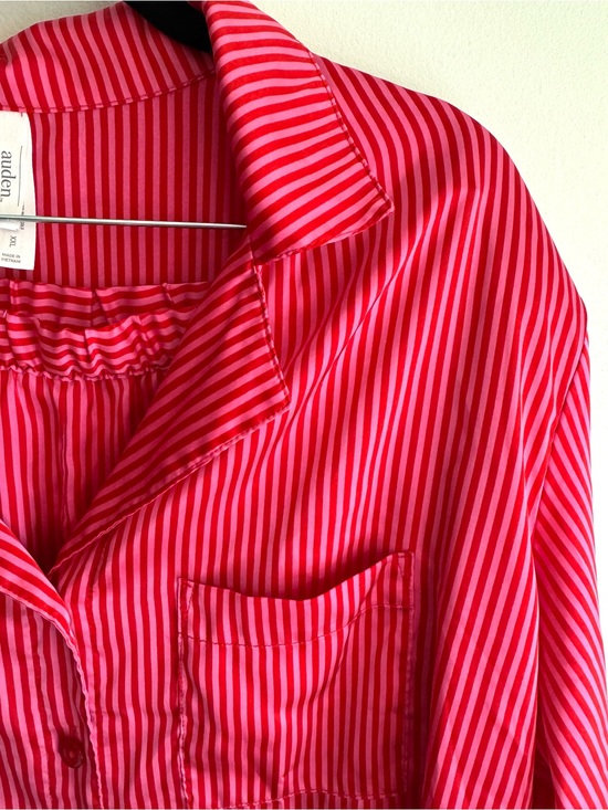 Auden Other - Auden Candy-Striped Pink & Red Button Shirt